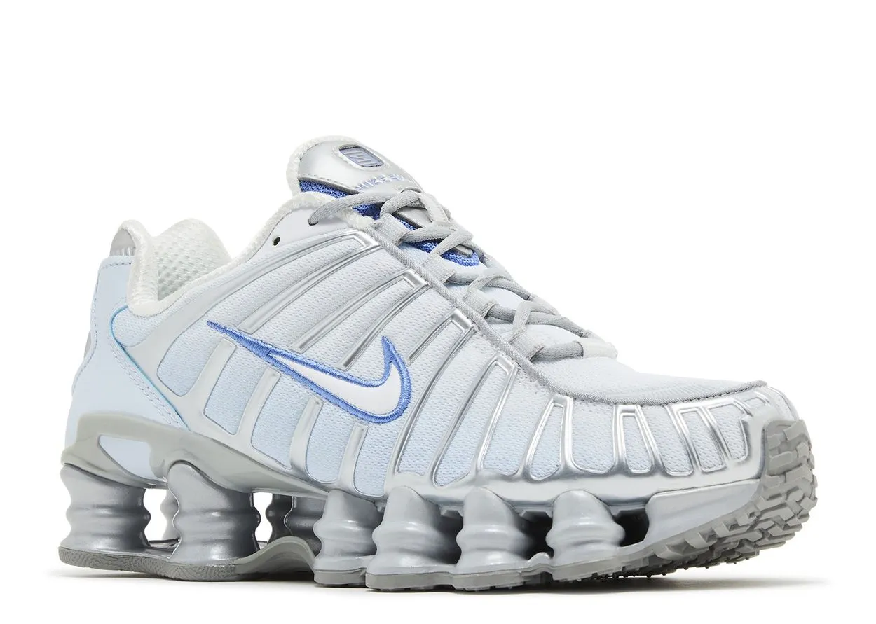 Nike Shox TL Metallic Platinum Blue Tint low - top shoes Quick drying material