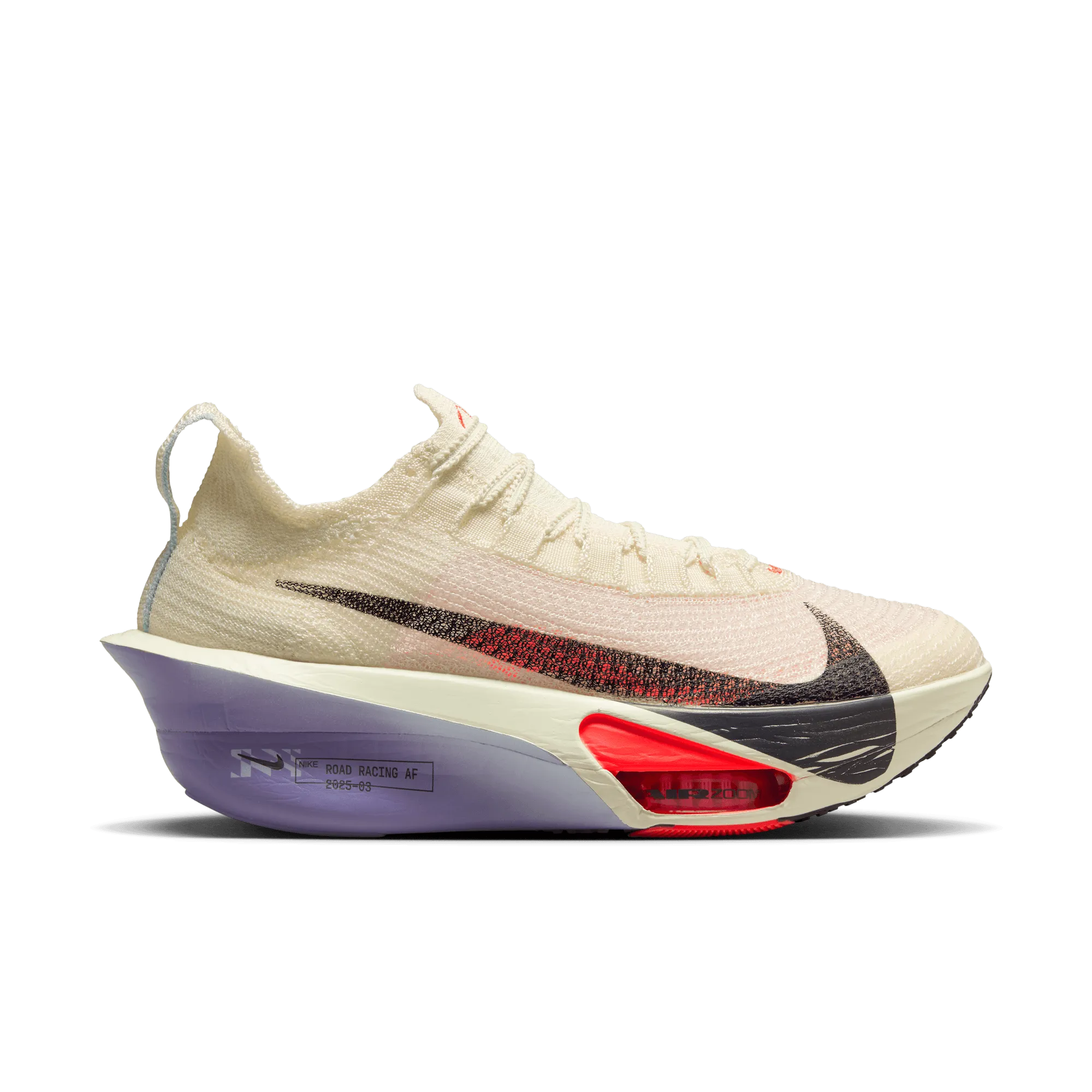 WOMEN'S ALPHAFLY 3 - B - 101 COCONUT MILK warm - weather running shoes