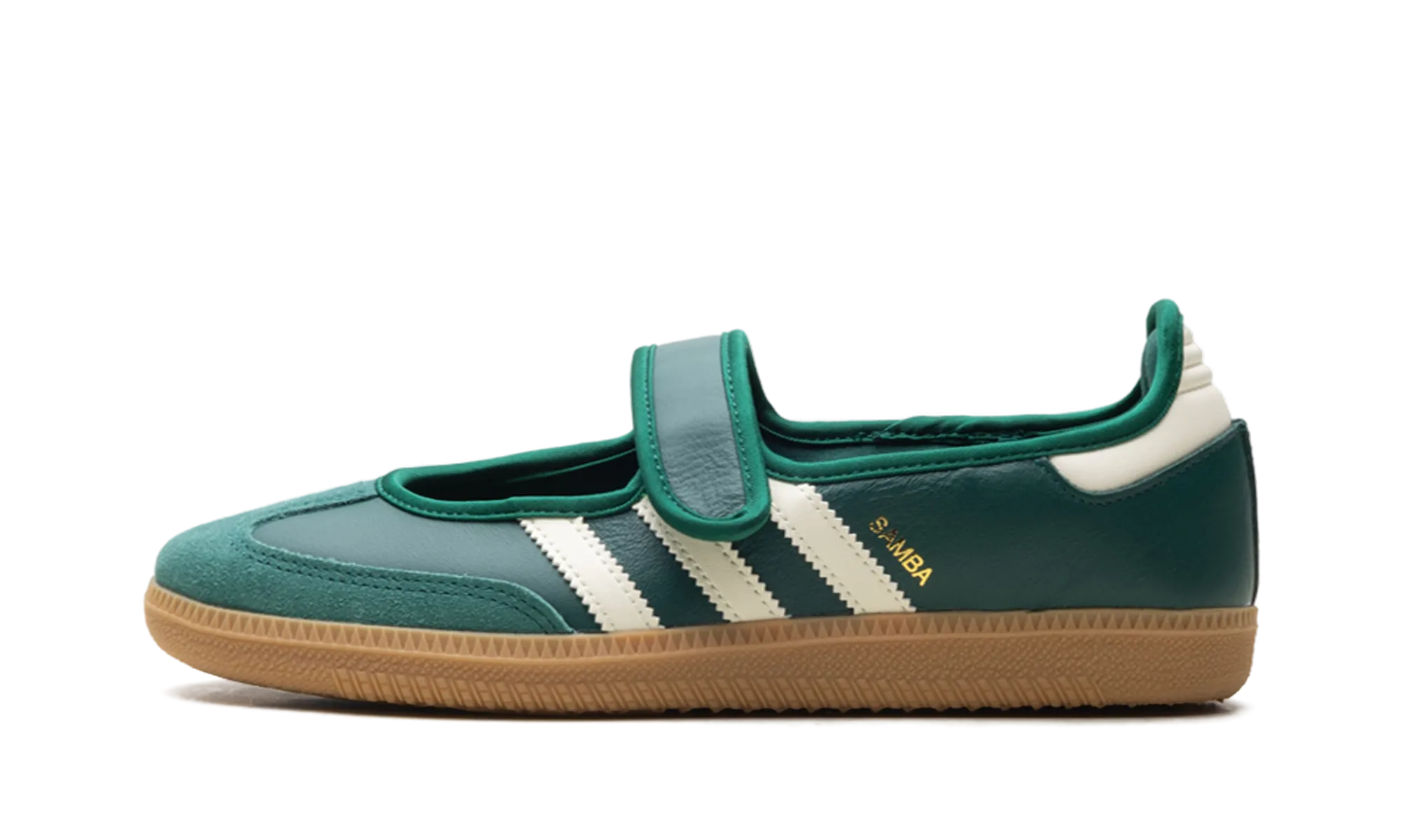 Stylish Minimal Low key style Samba Jane WMNS "Green White Gum"