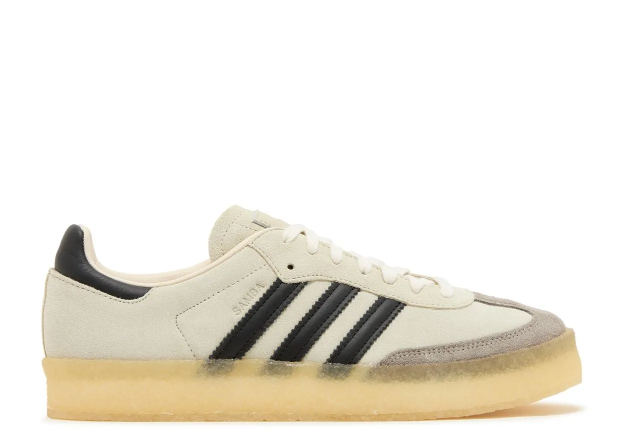 Adidas Clarks 8th Street Samba by Ronnie Fieg Kithmas White Black Loose Fit Art Fair