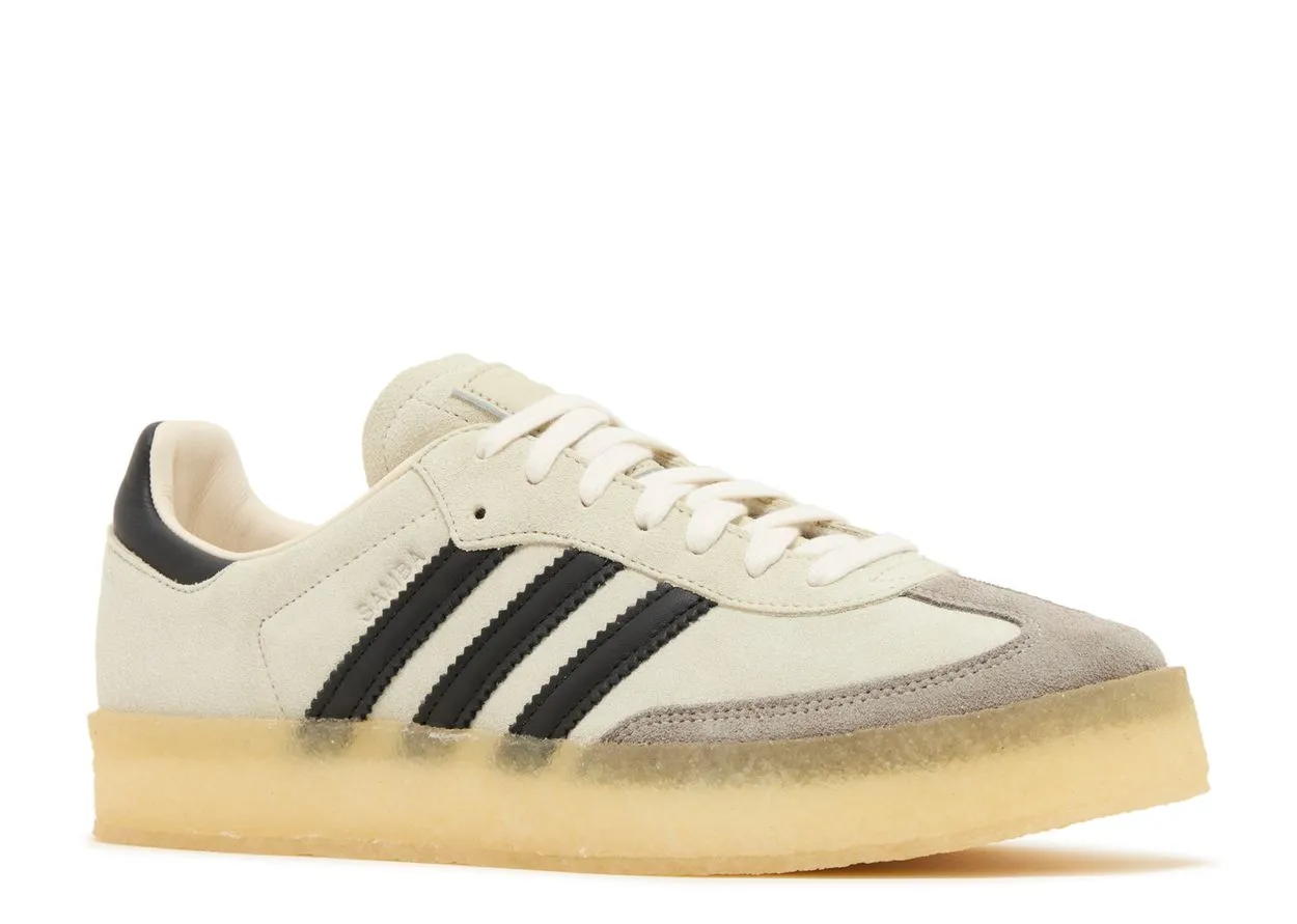 Adidas Clarks 8th Street Samba by Ronnie Fieg Kithmas White Black Flexible Footwork