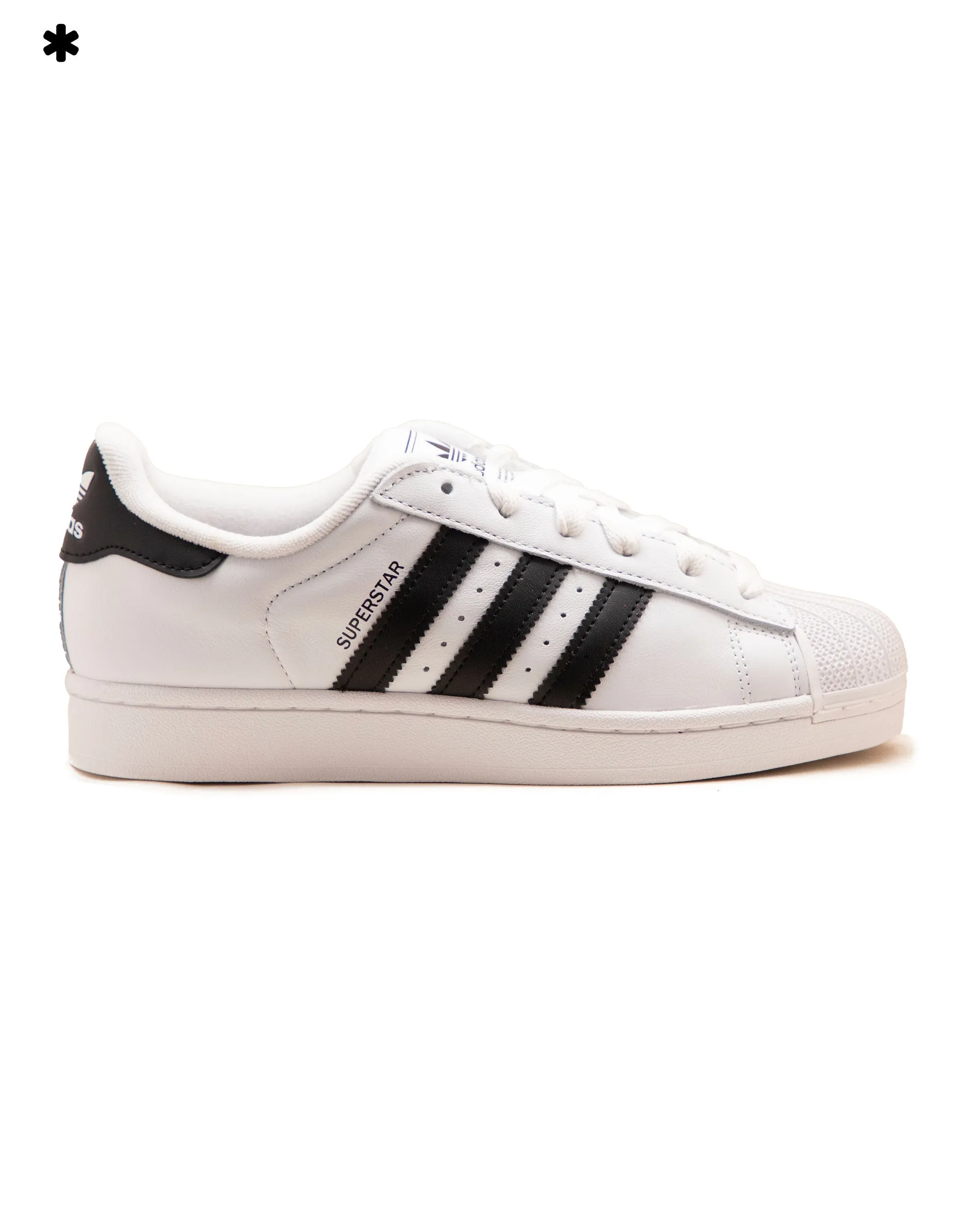 Adidas Superstar II White-Black Sleek Frame On Foot