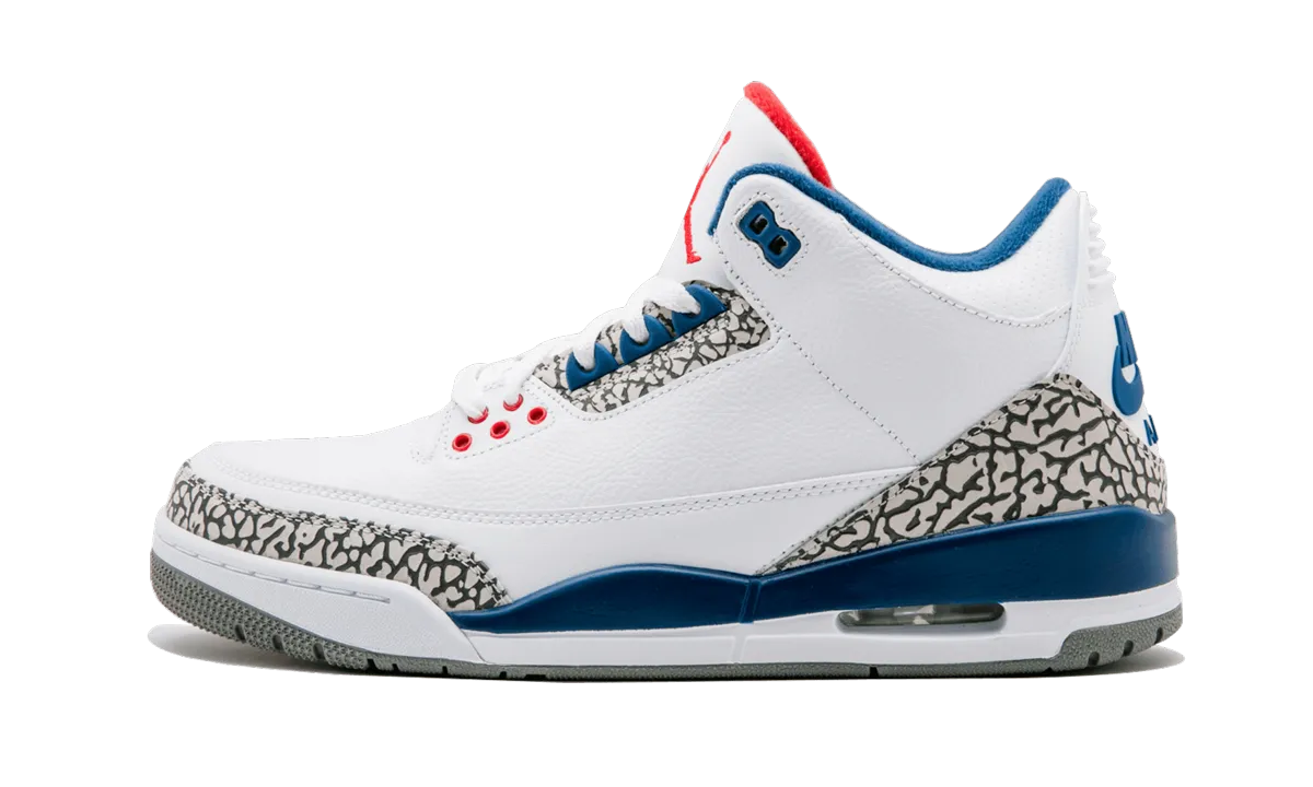 Air Jordan 3 Retro OG "True Blue" Holiday Style Busy Lifestyle