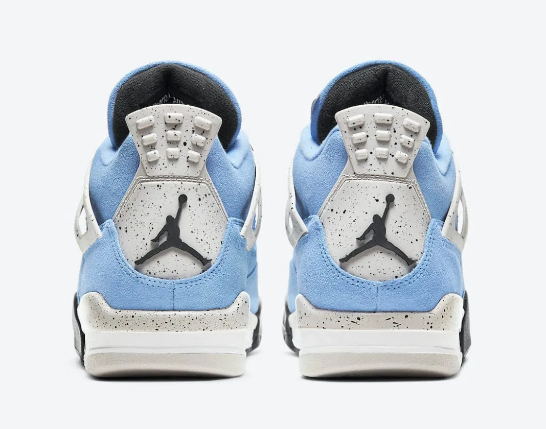 Jordan 4 Retro University Blue streamlined look Stone Path