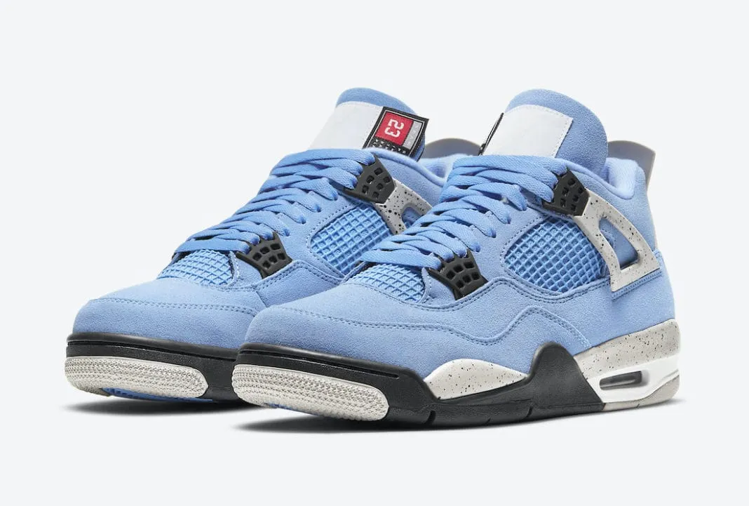 Chic Basics Jordan 4 Retro University Blue