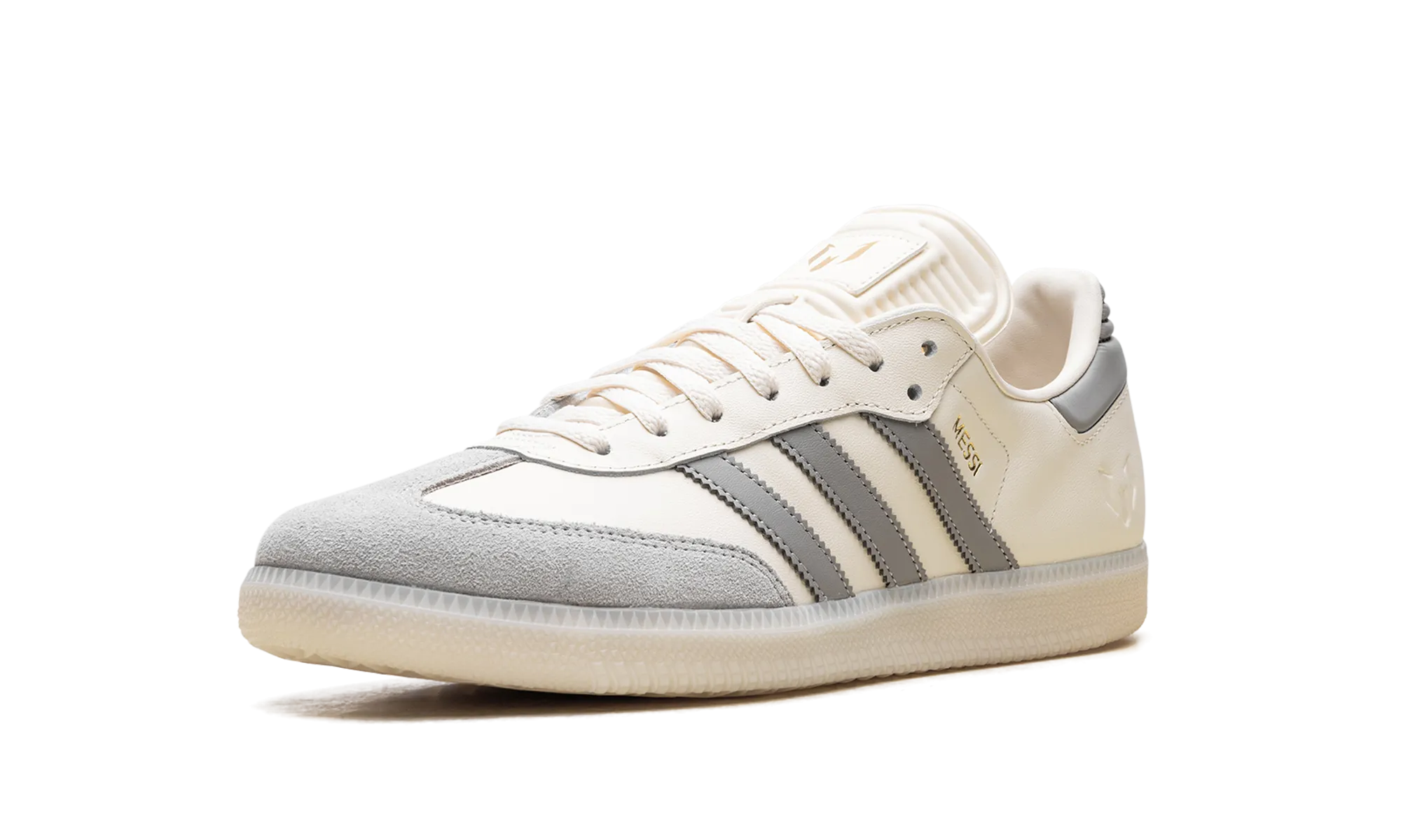 Samba "Lionel Messi - Cream White" Lace Up Style Port Hike