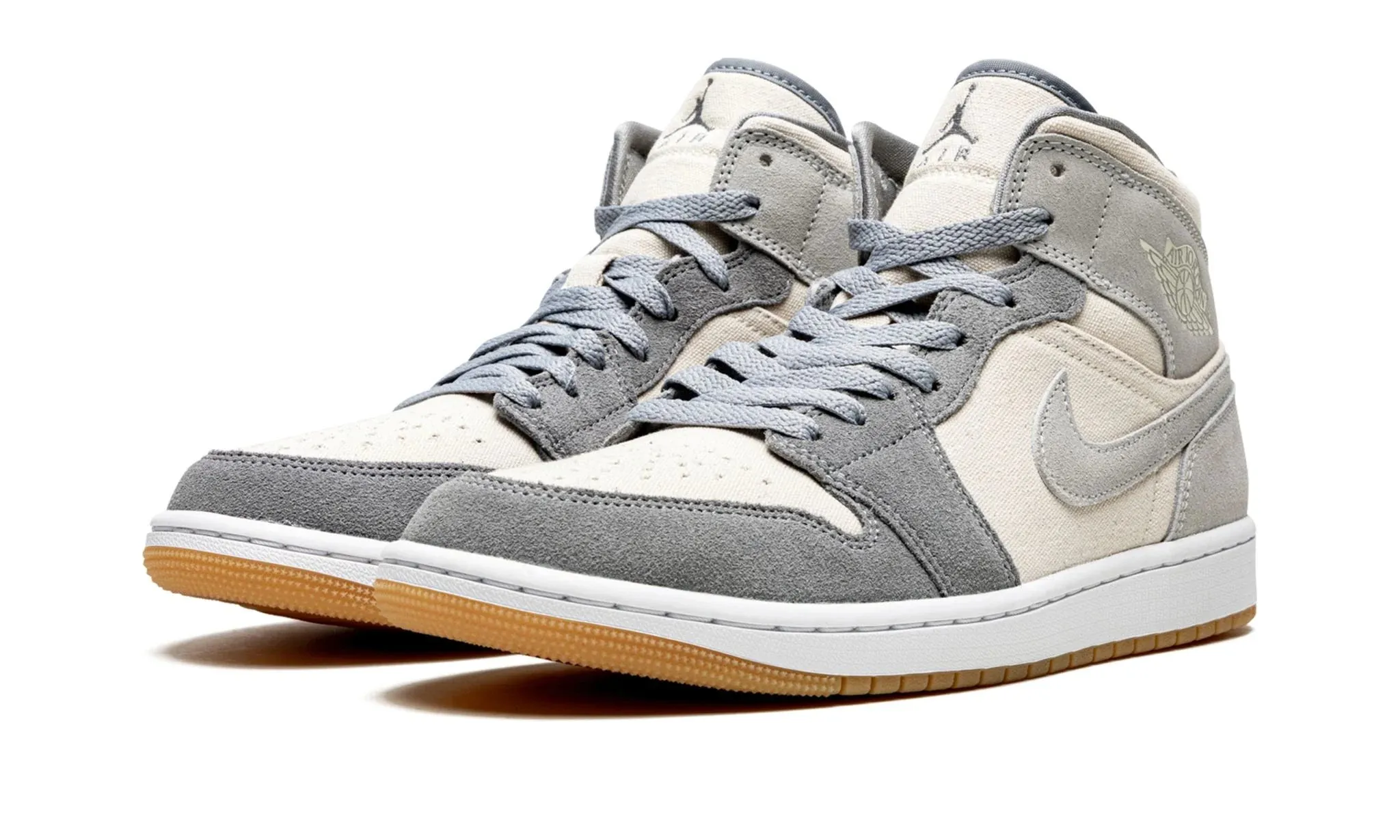 Storm Step Air Jordan 1 Mid Coconut Milk Particle Grey