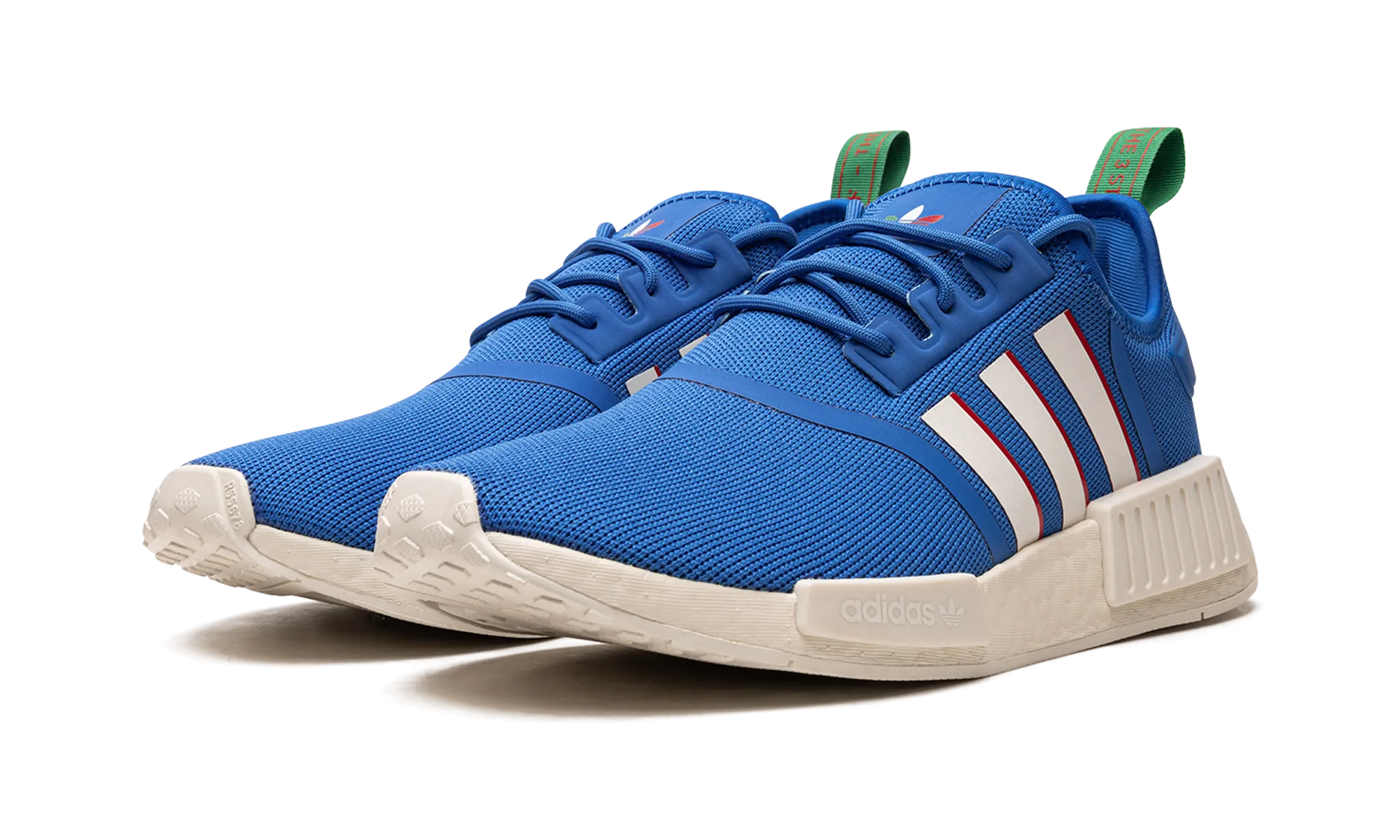 Nmd r1 "Red / Royal Blue / Off White" Comfortable Fit Socks Blossom Lane
