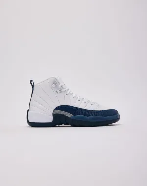 Jordan Air Jordan 12 Retro 'French Blue and White' Grade-School Urban Chill Korean Trend
