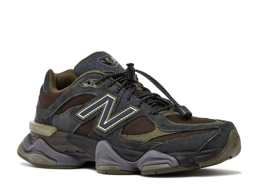 New Balance 9060 Blacktop Dark Moss Comfortable Fit Socks Light material