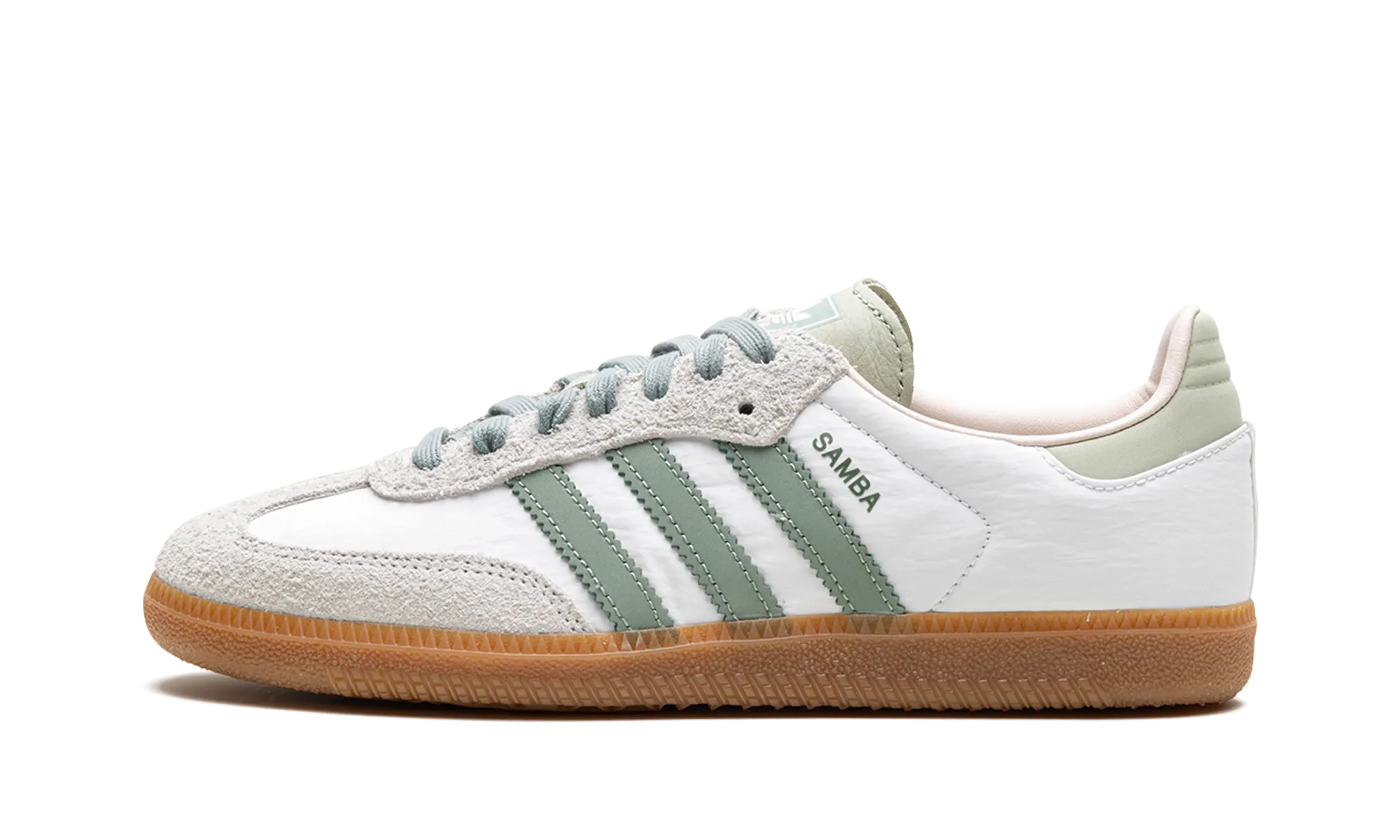 SAMBA OG WMNS "Silver Green" night stroll Meadow Hike