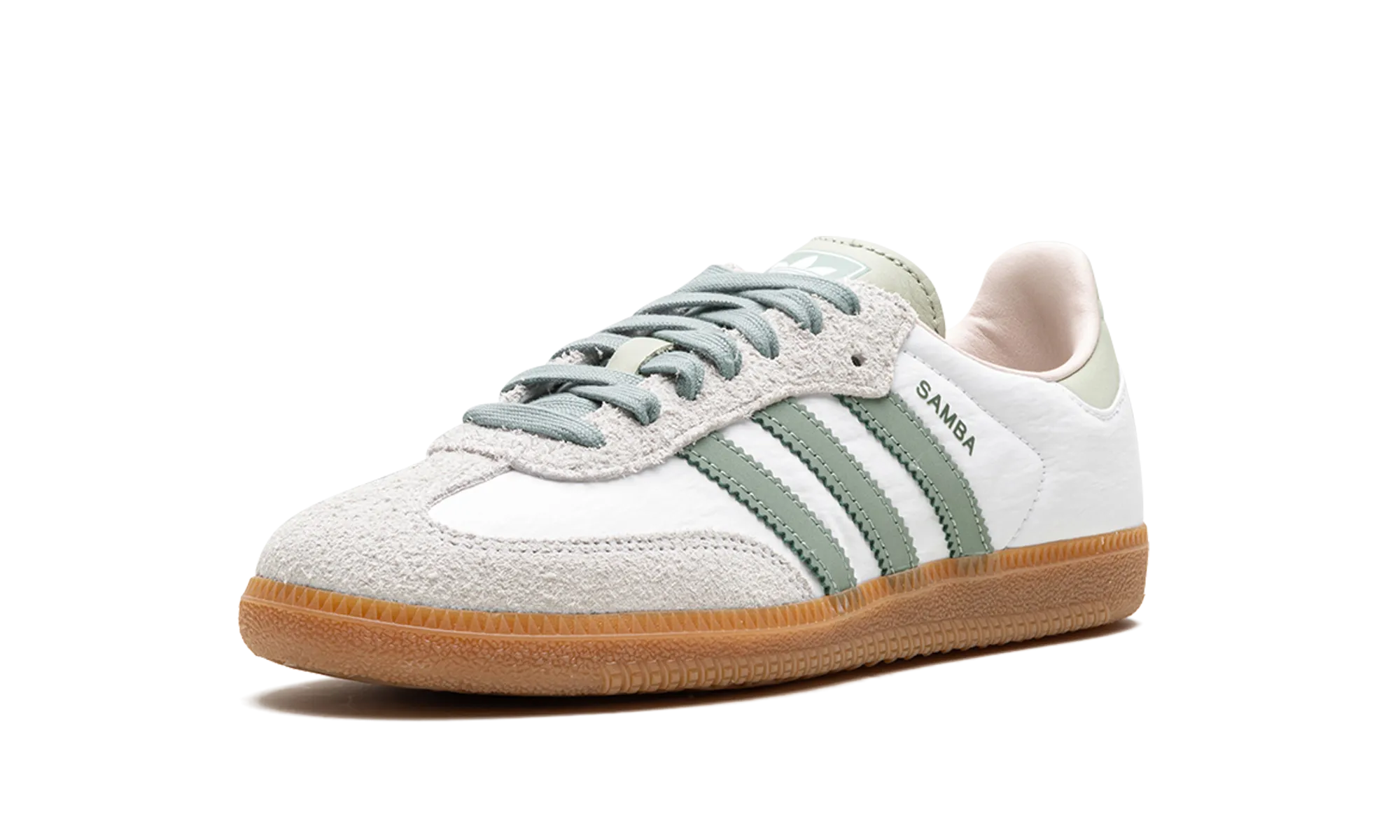 Clean Fit Smooth Texture SAMBA OG WMNS "Silver Green"