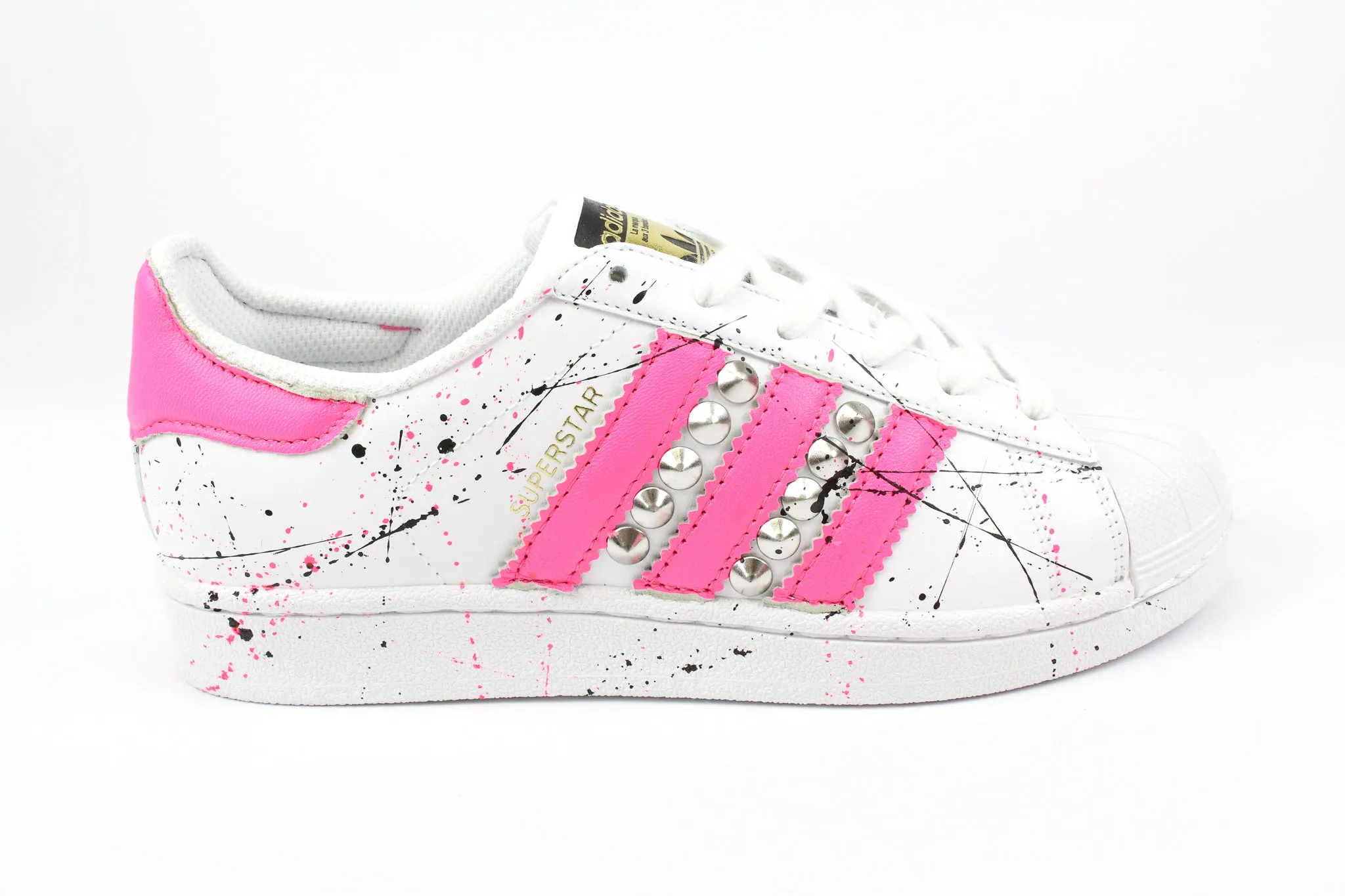 Family Out Adidas Superstar Pink Fluo & Vernice