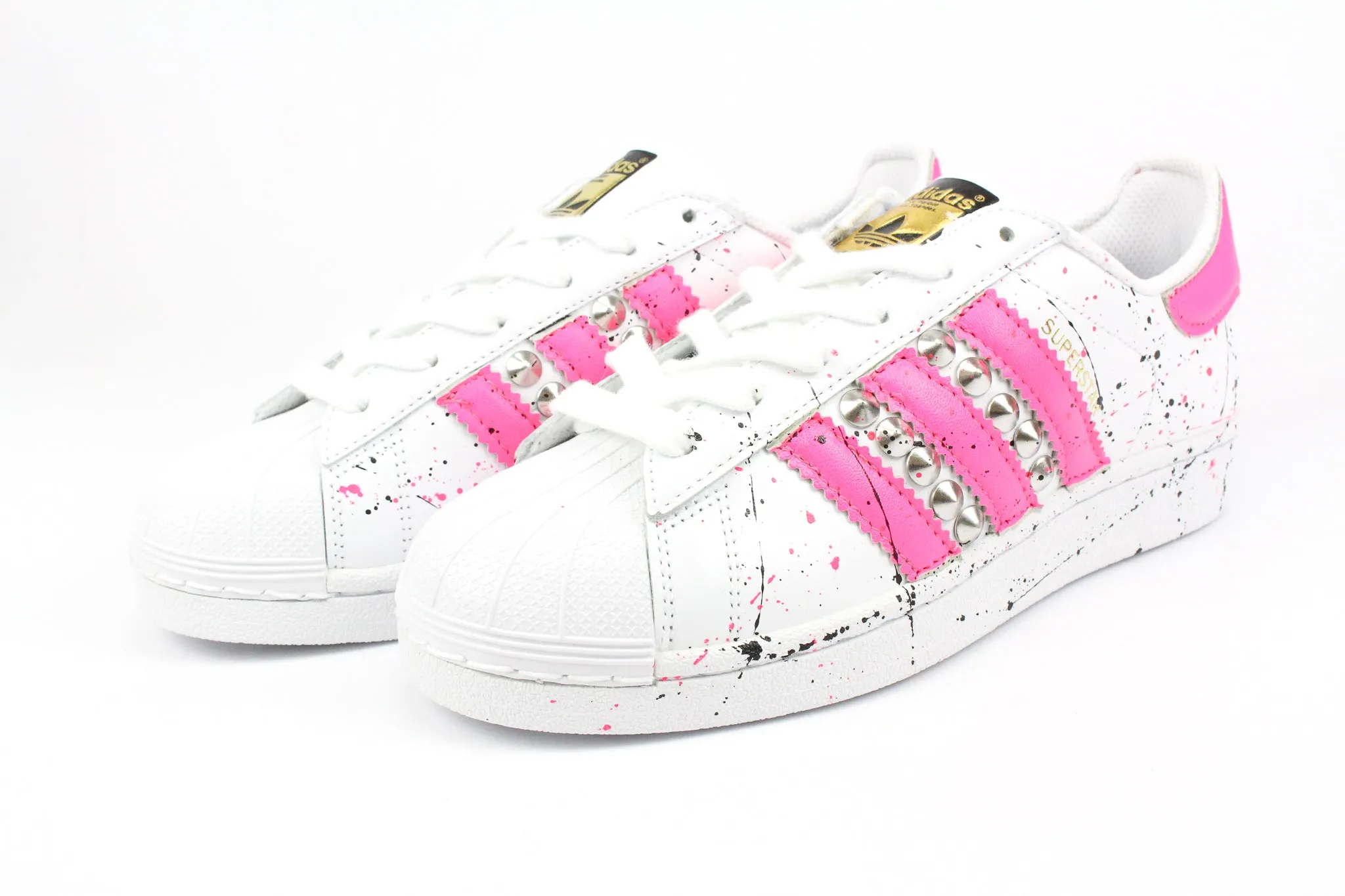 Adidas Superstar Pink Fluo & Vernice Youth Approved Dad Style