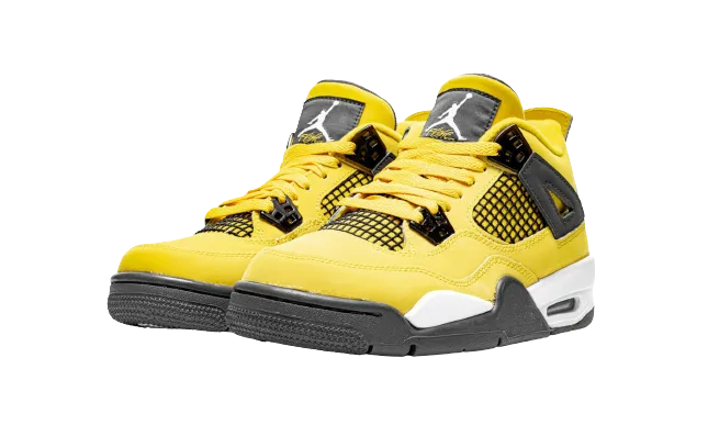 Slip-Resistant Shoes Jordan 4 Retro "Lightning 2021" Grade School