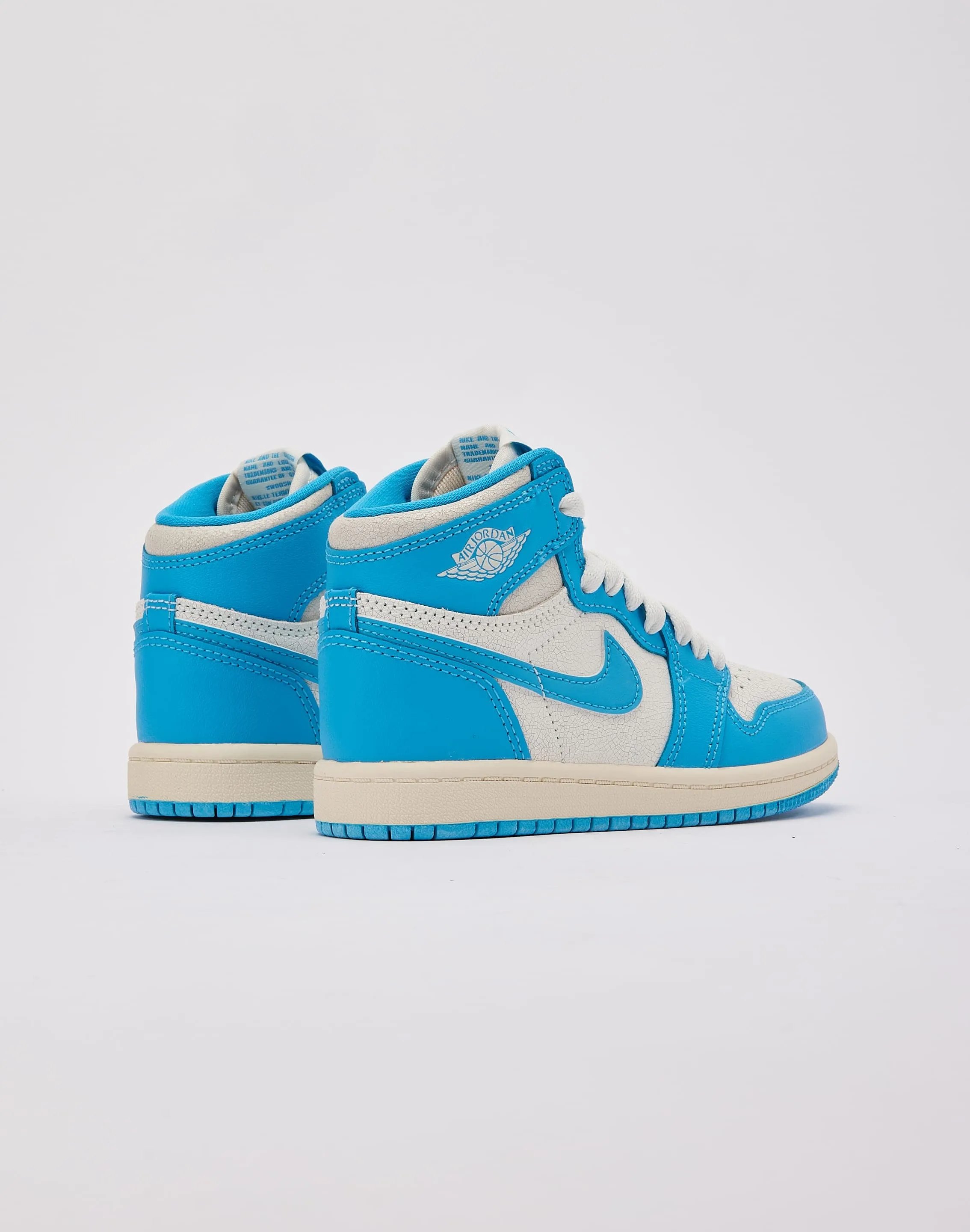 Jordan Air Jordan 1 Retro High OG 'UNC Reimagined' Pre-School Love Glow