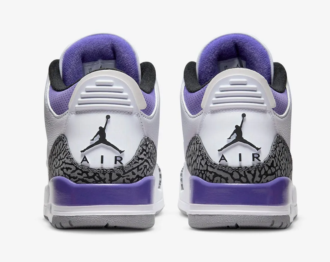 Jordan 3 Retro Dark Iris Stretch Step Race Walk