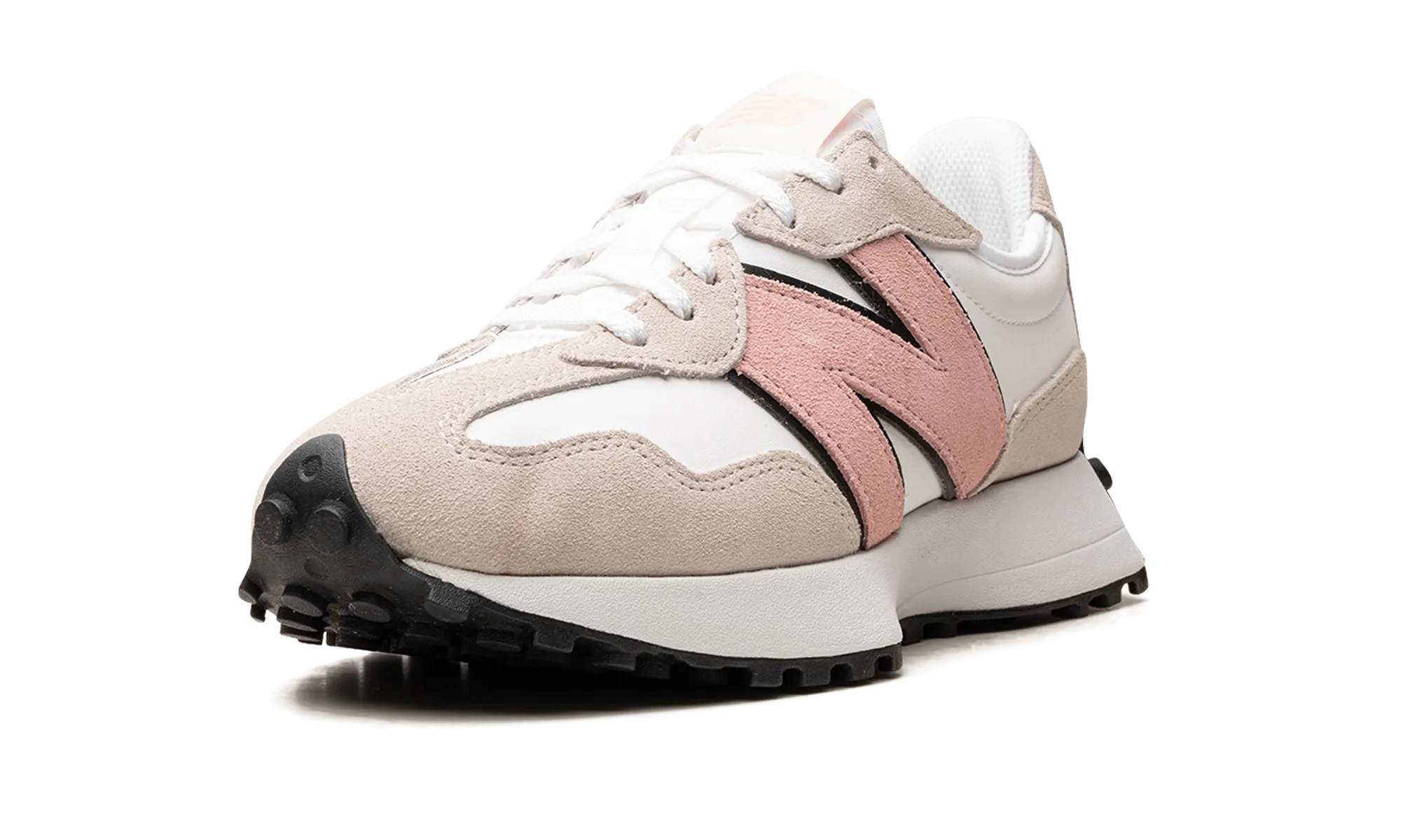 Shockproof Heel 327 WMNS "White Pink Haze"