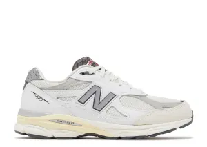 New Balance 990v3 MiUSA Teddy Santis Sea Salt Train Trip