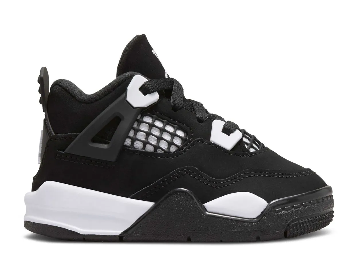 Heavy Use Air Jordan 4 Retro White Thunder (TD)