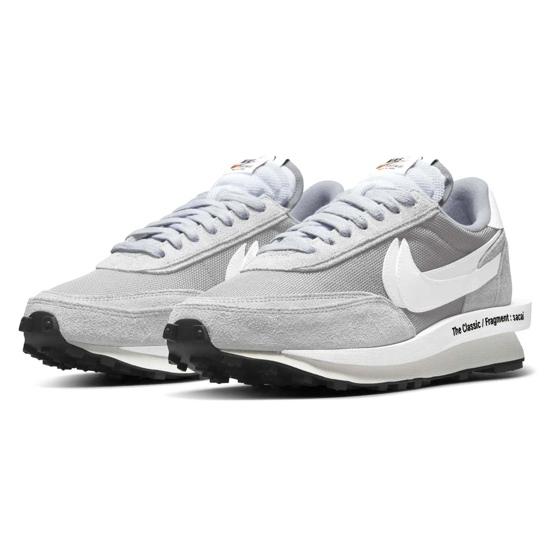 Fragment Design X Sacai X Nike LDV Waffle 'Light Smoke Grey' Low Step Relaxed Feel