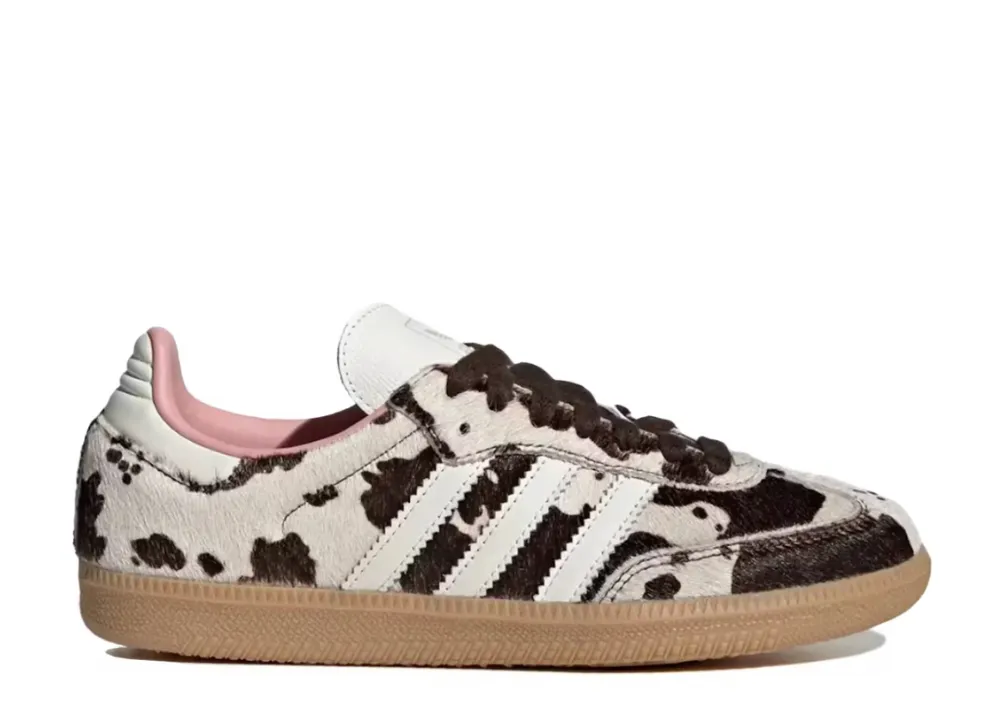 Adidas Samba OG Cow Print Casual Vibe Cloud Step