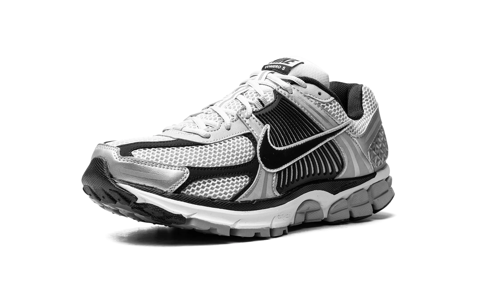 Zoom Vomero 5 "Metallic Silver Black" training shoes quick - drying fabric shoes