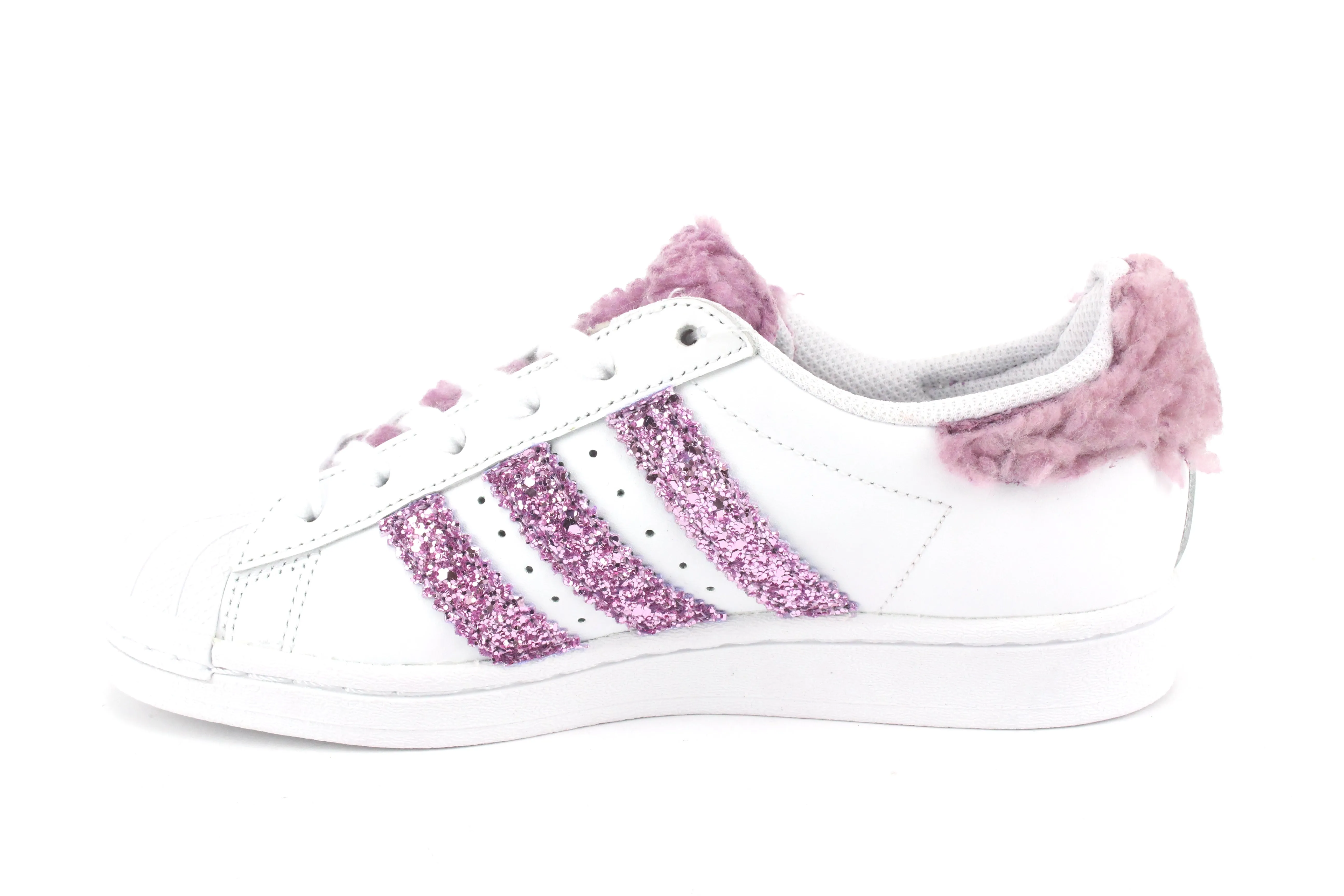 Adidas Superstar Lamb Rosa & Glitter Rosa Office Casual Casual Support