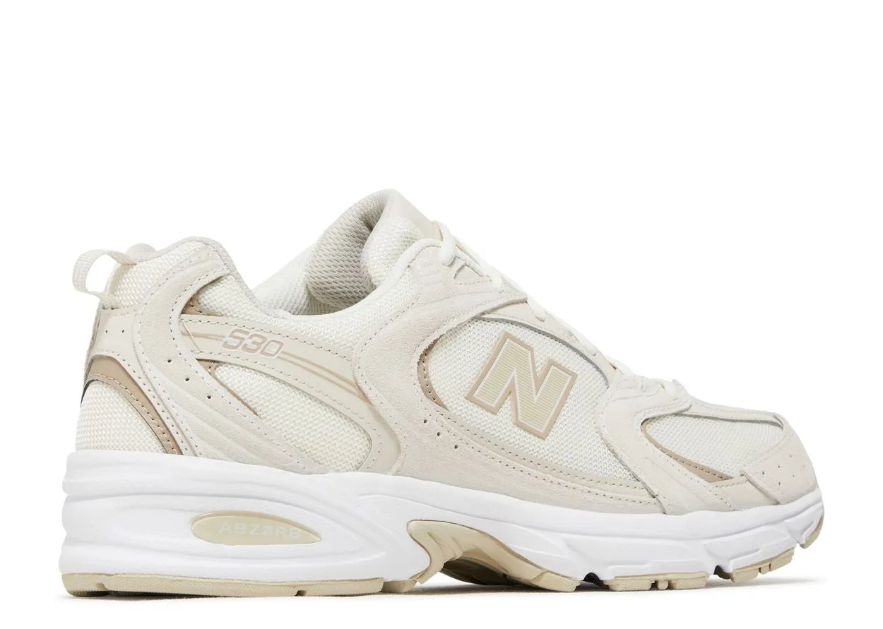 Flat Bottom New Balance 530 Sea Salt Moonbeam