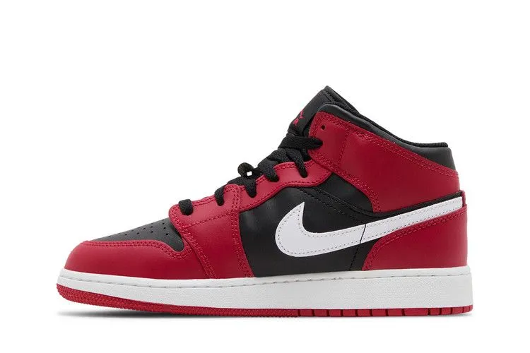 Peak Path Air Jordan 1 Mid GS 'Gym Red Black White'