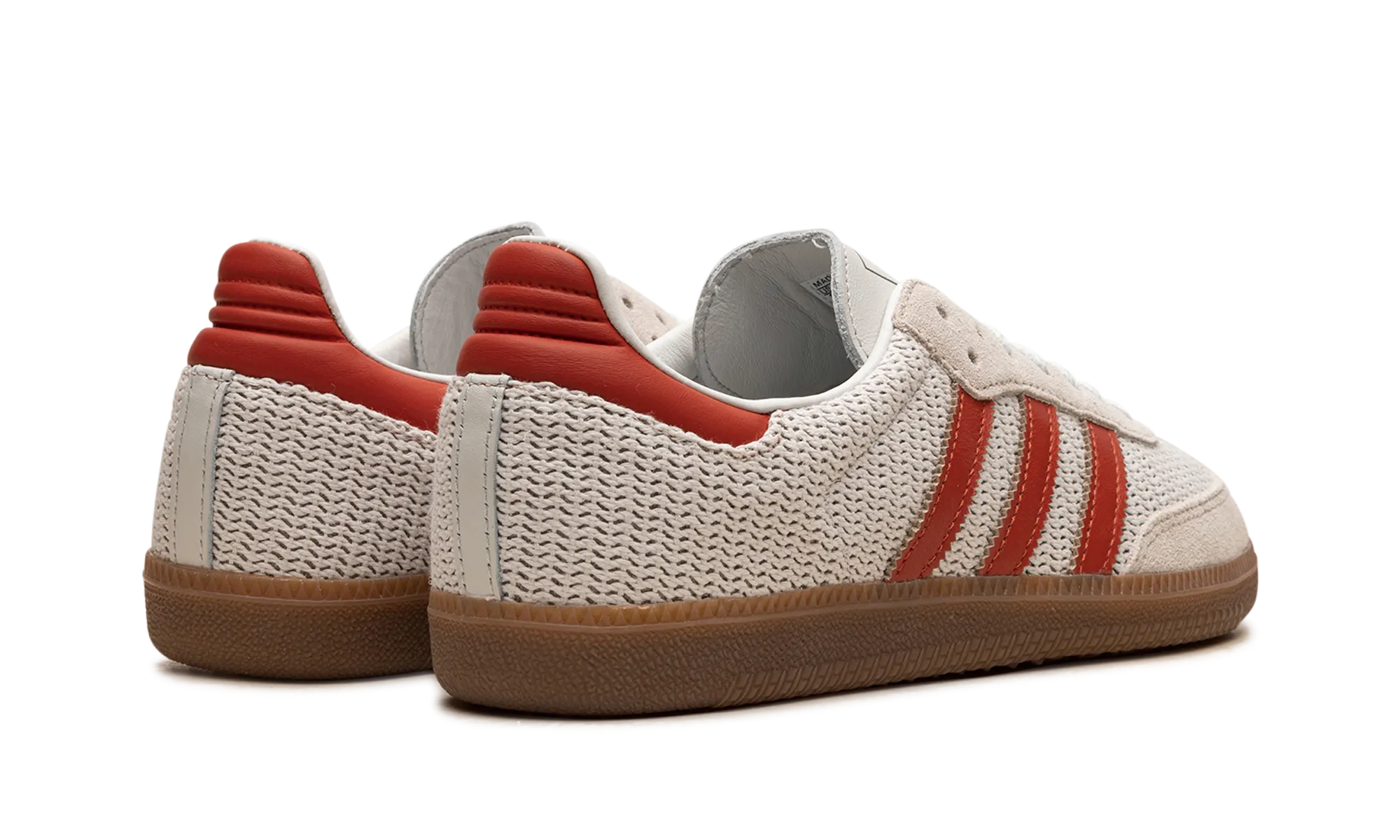 Easy To Slip On Family Run Samba OG "PRELOVED RED"