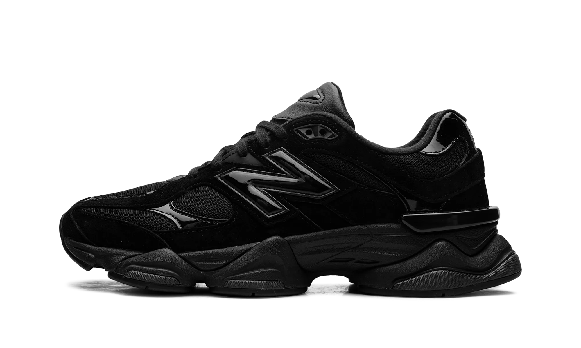 9060 "Triple Black Patent" Ankle Support Ice Hike