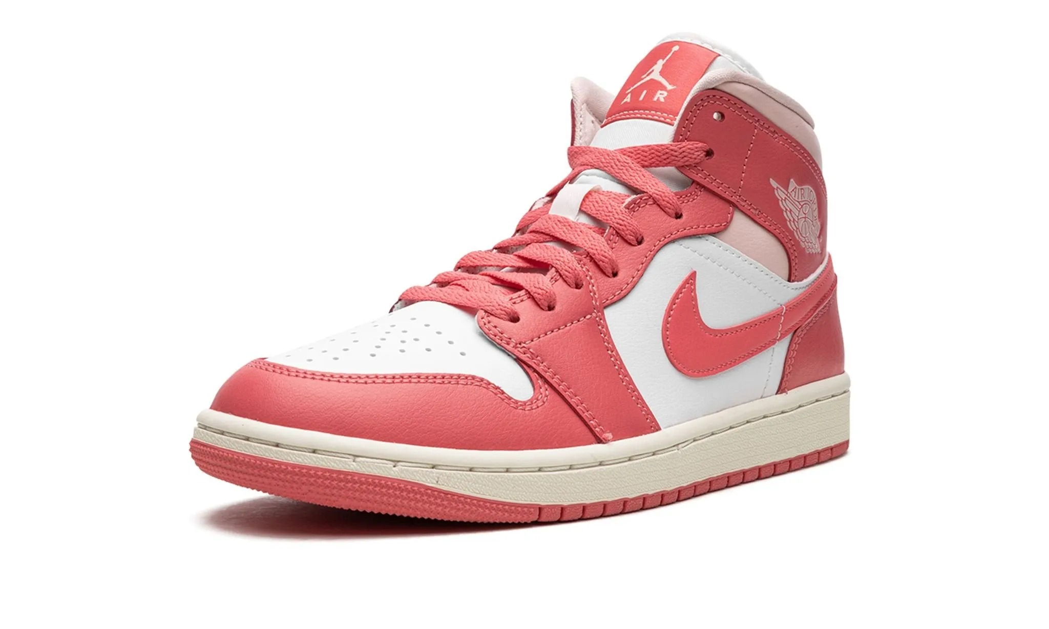 Bridge Walk Wmns Air Jordan 1 Mid 'Strawberries and Cream'