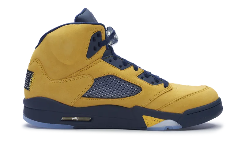 Narrow heel nike Air Jordan 5 Retro Michigan (2019)
