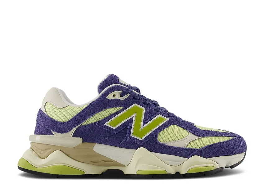 Slip   Resistant Sole New Balance 9060 Indigo Moss Purple