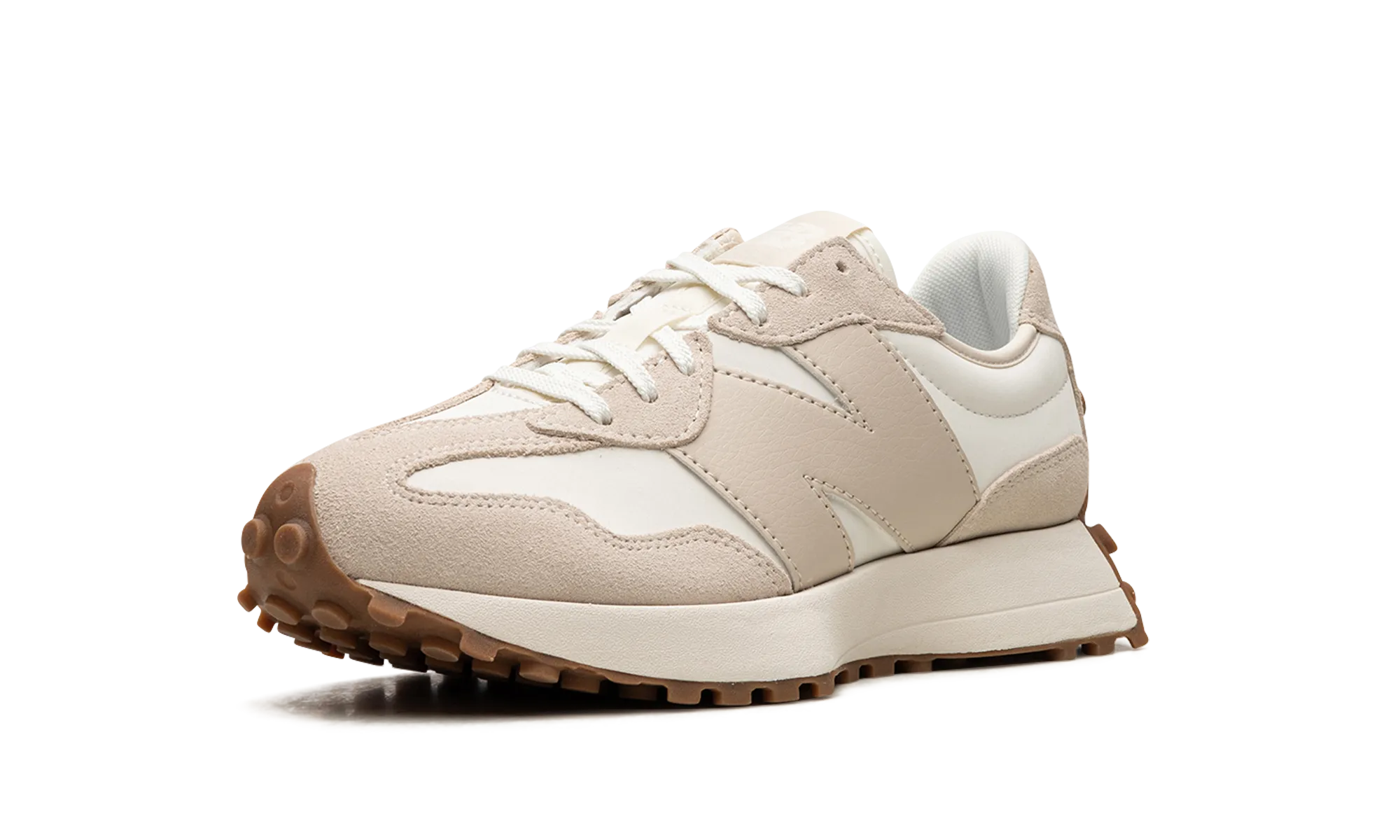 327 WMNS "Beige White Gum" Easy Pairing Stylish Go