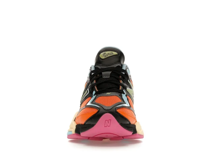 Arch support Durable Fabric New Balance 9060 Sun Glow Team Sky Blue