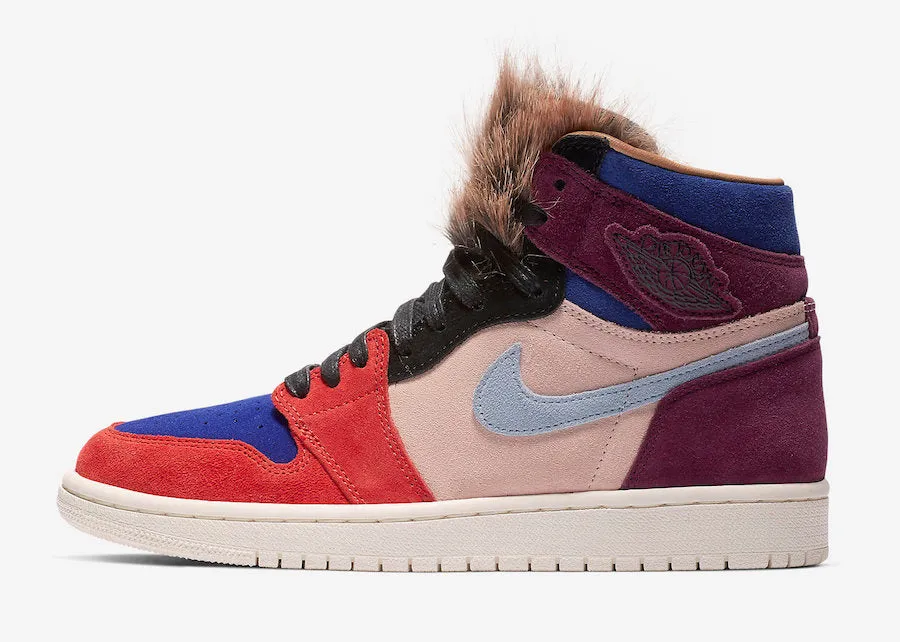 Nike Air Jordan 1 Retro High Aleali May Court Luxe (W) BV2613-600 Sturdy Outsole Chic Accent