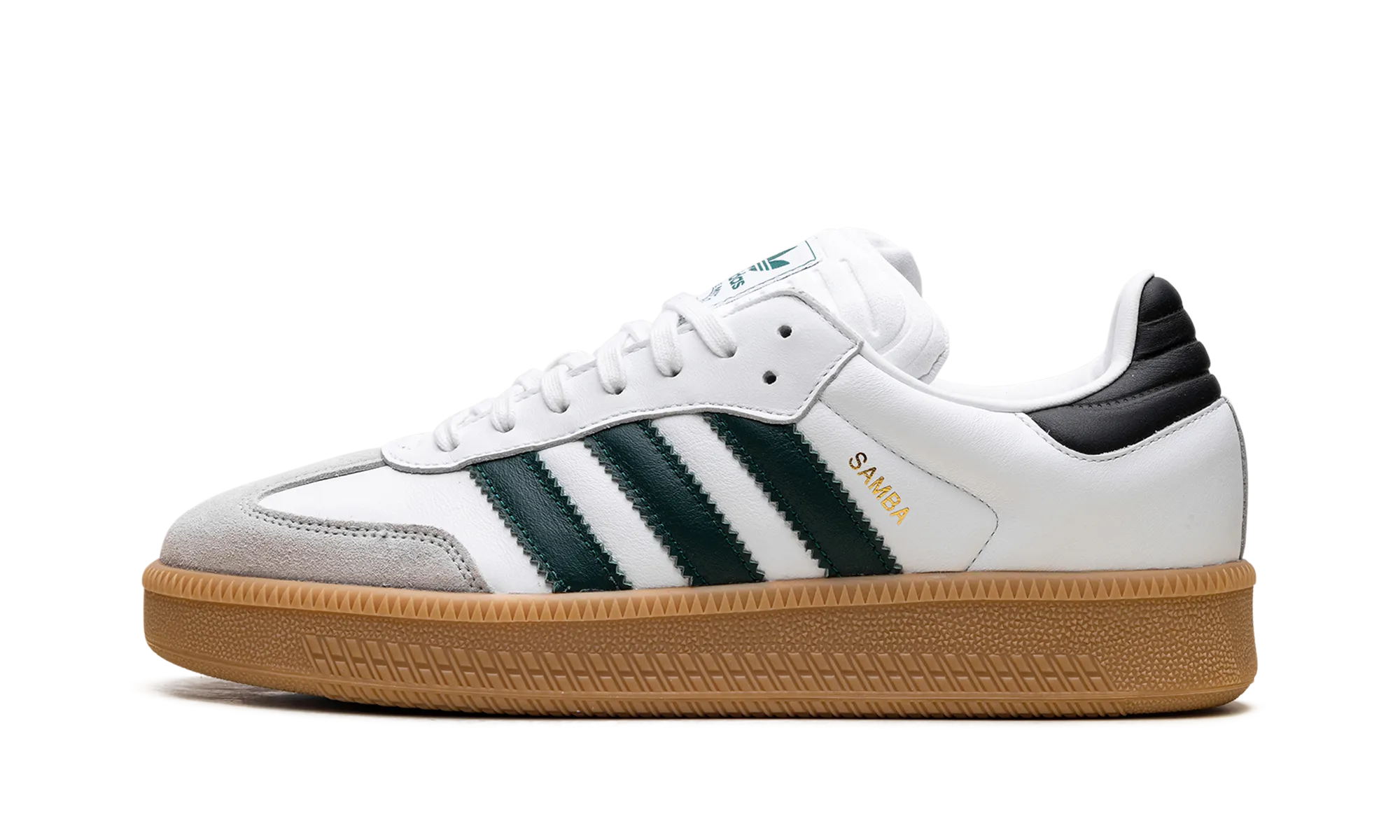 Samba XLG "Cloud White Collegiate Green" Comfortable Step Shoes