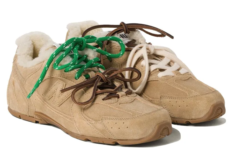 Runway Glow New Balance 530 SL Miu Miu Ecru Shearling
