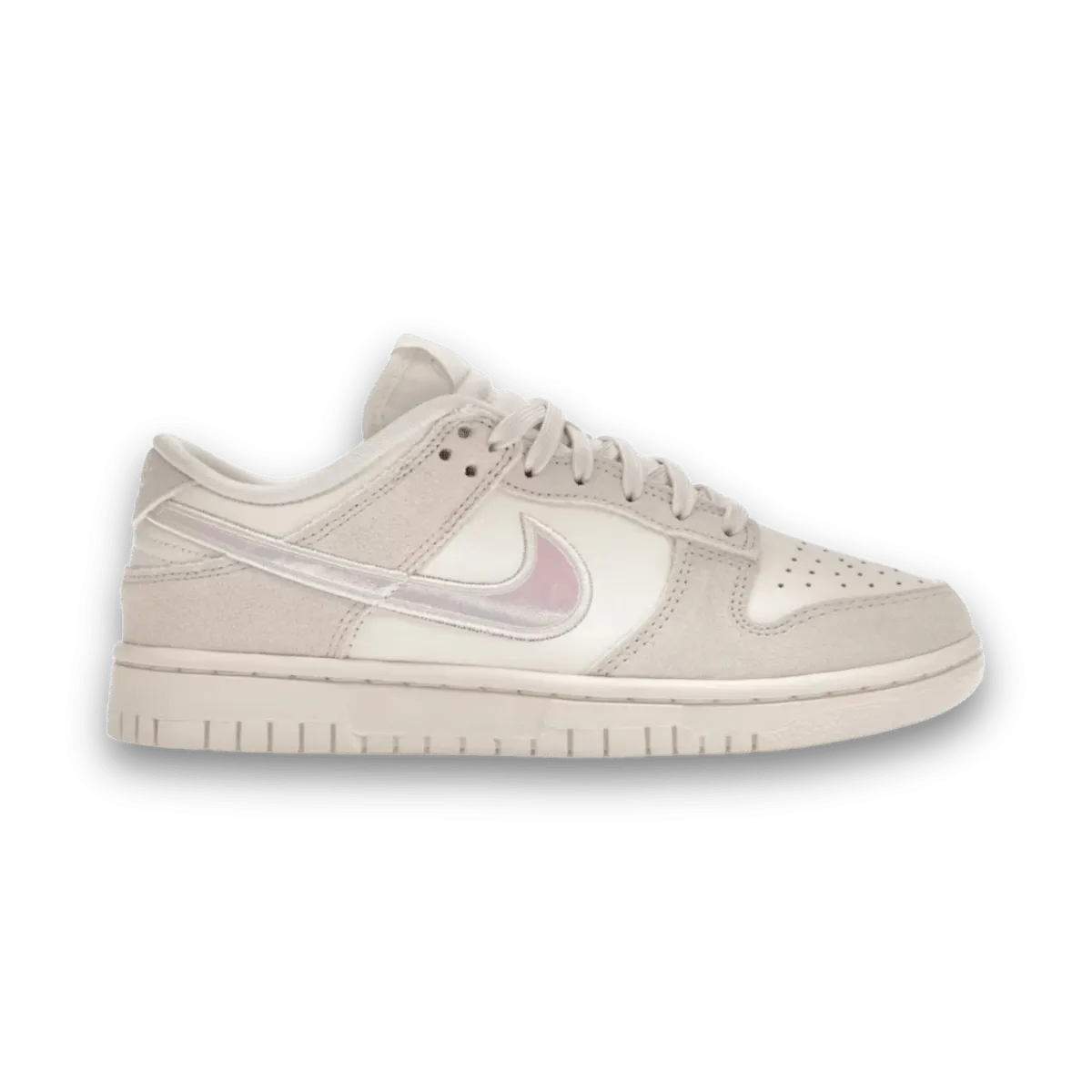 Nike Dunk Low Sail Iridescent Swoosh (Women's) Neat Look