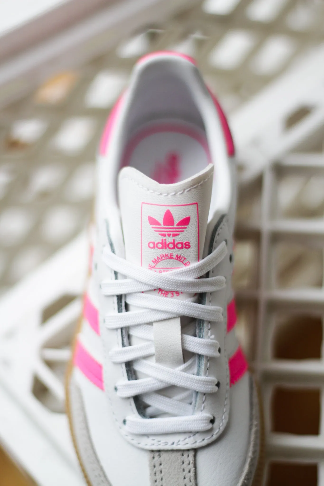 Road grip Dual-Density ADIDAS SAMBA OG (PS) "CLOUD WHITE/LUCID PINK/GUM"