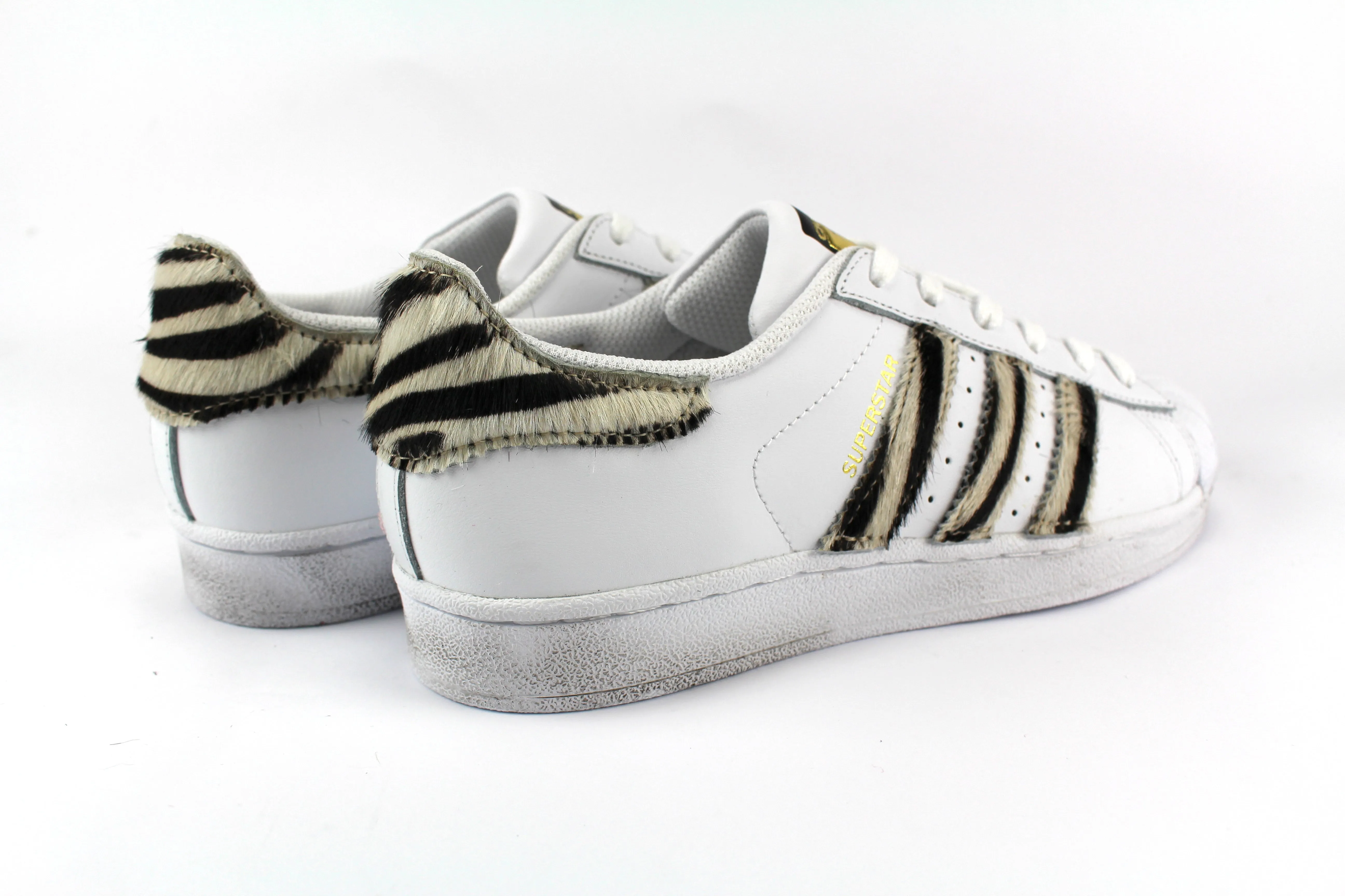 Japan Line Adjustable Fit Adidas Superstar Zebrate