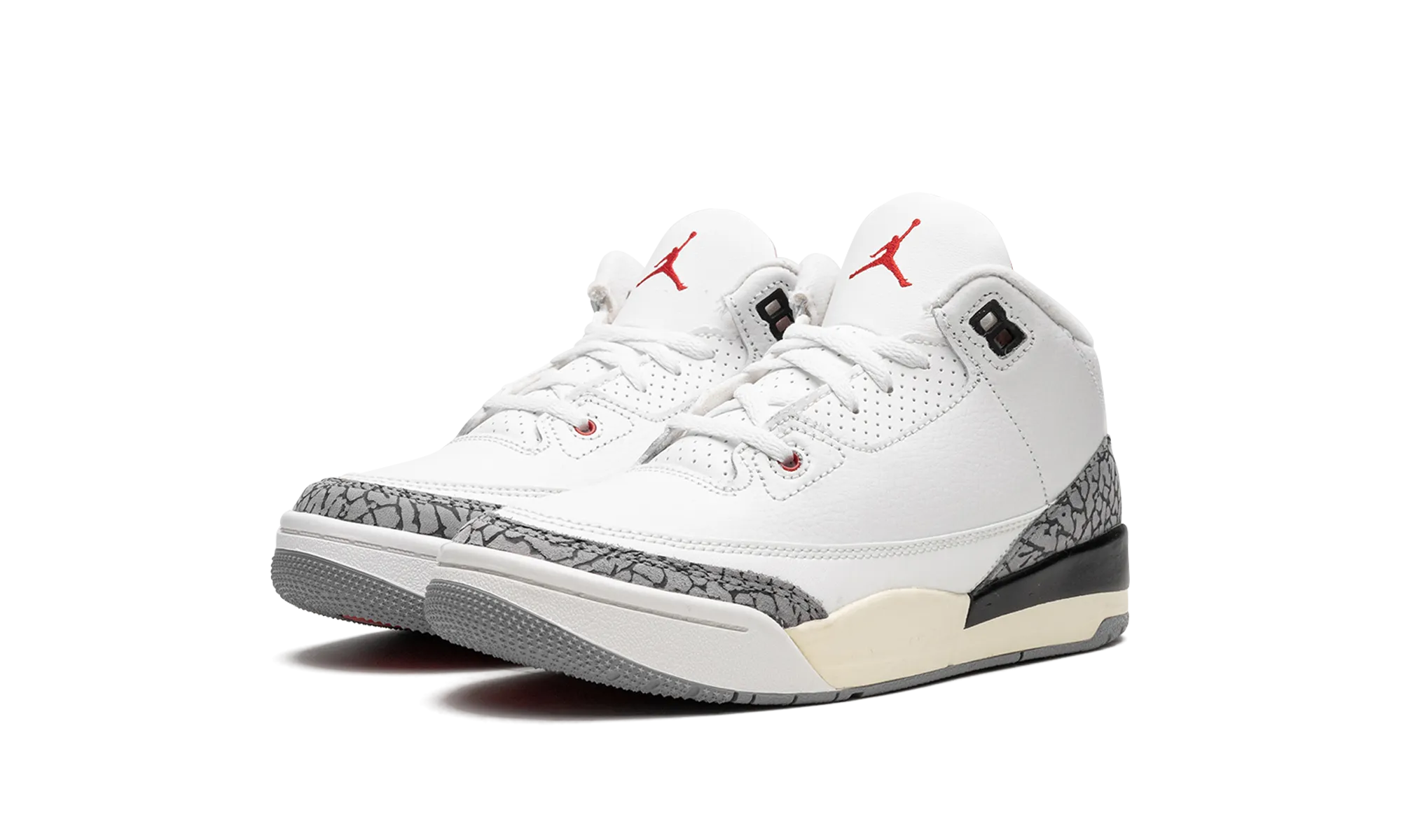 Go Casual Air Jordan 3 PS "White Cement Reimagined 2023"