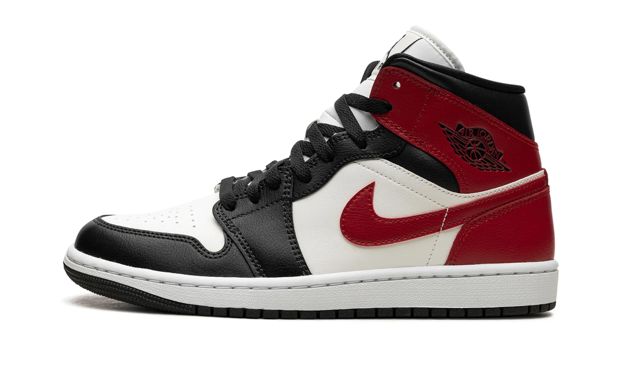 Work Day Wmns Air Jordan 1 Mid 'Black Toe'