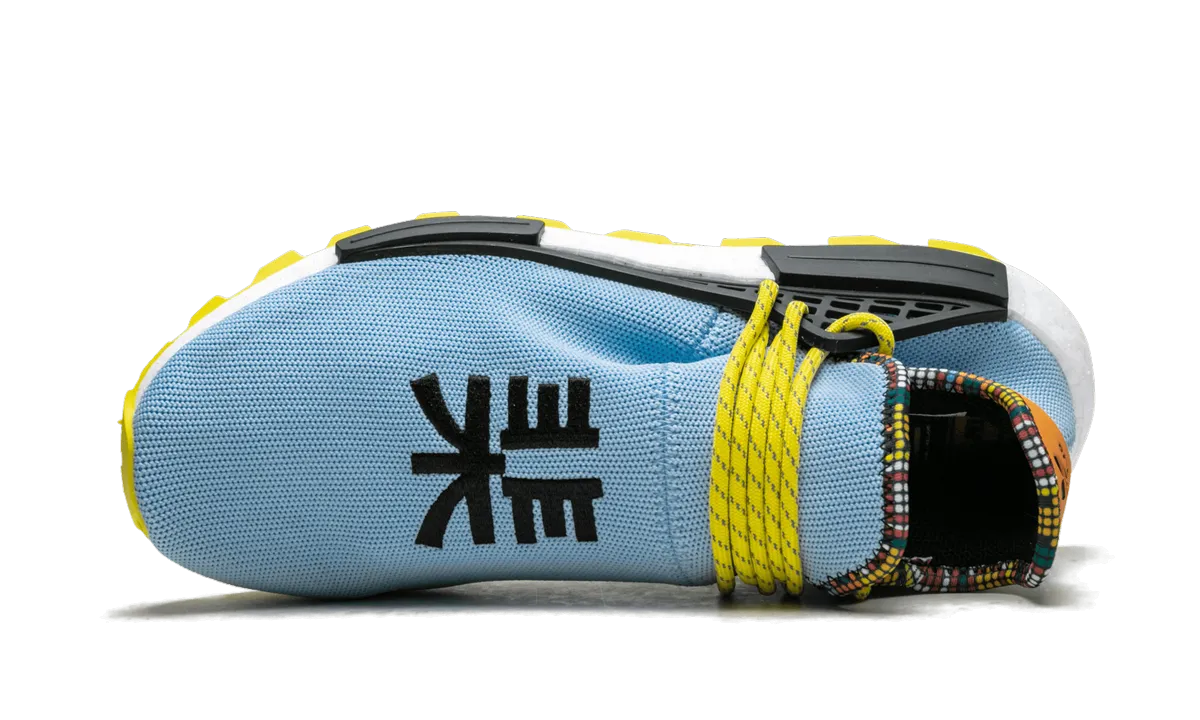 NMD Humanrace Trail "Pharrell Williams - Inspiration Pack Clear Sky" Meadow Hike Relax Ready