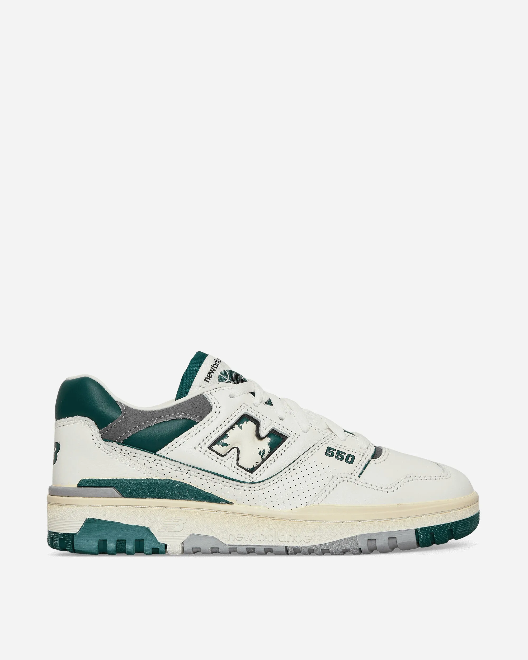 550 Sneakers Sea Salt / Midnight Green Foot Glow