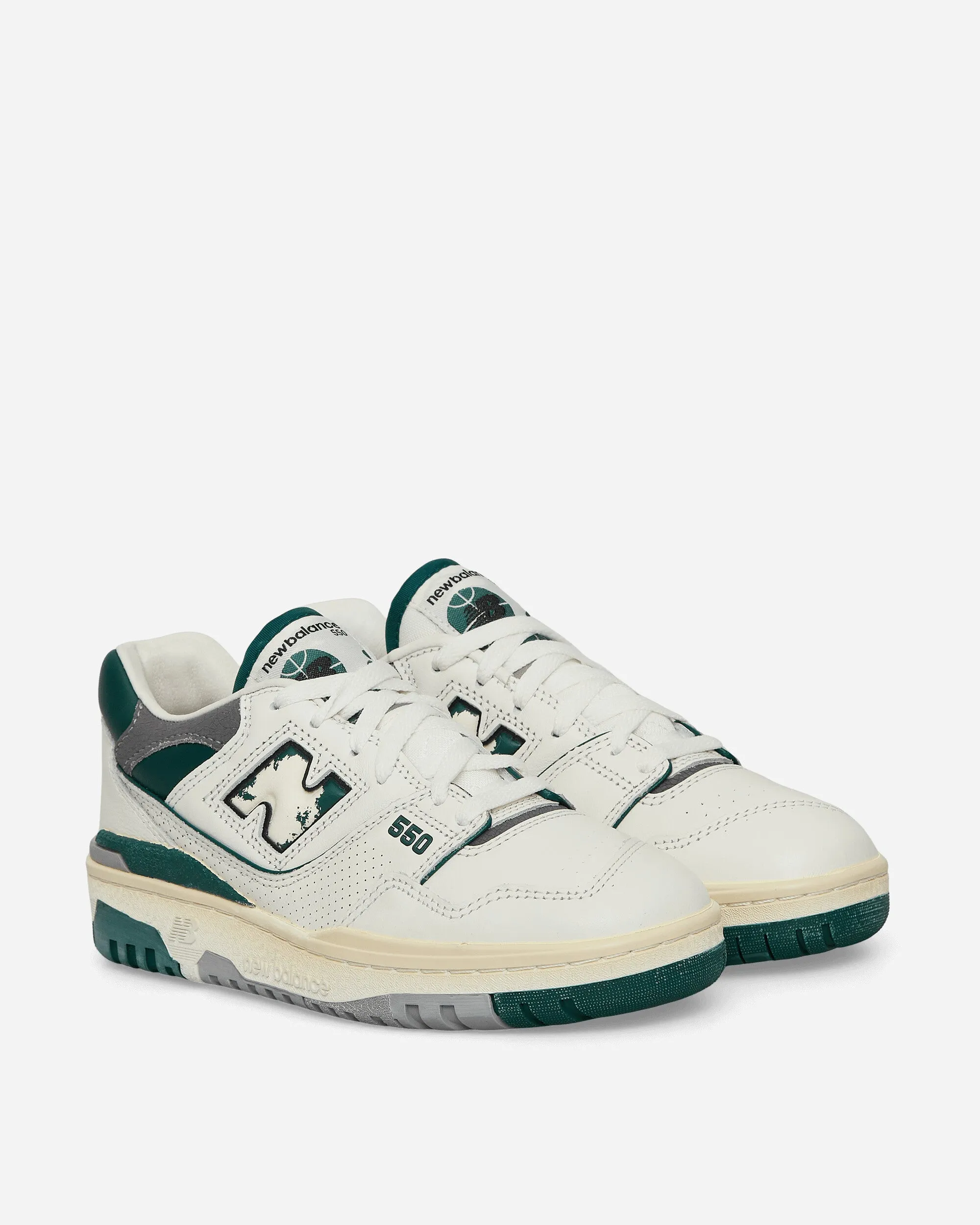 Step Tall mesh construction 550 Sneakers Sea Salt / Midnight Green