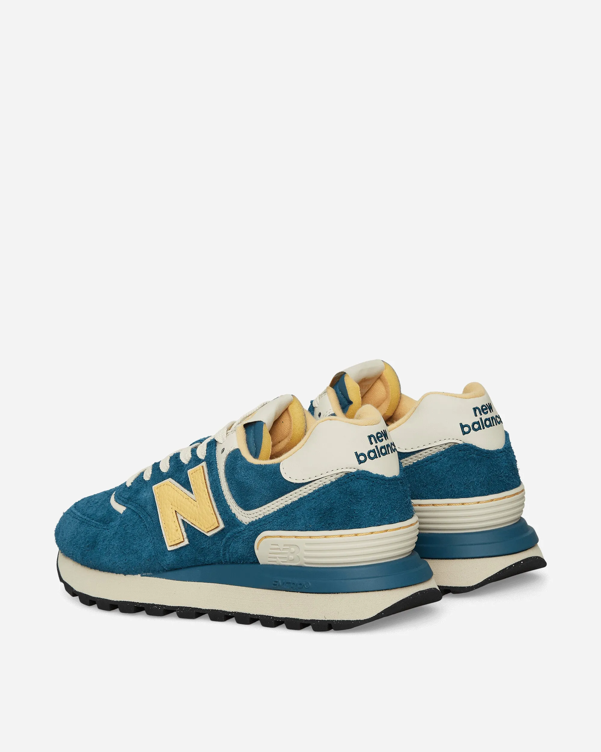 Height Plus Wool Warm 574 LEGACY Sneakers Navy / Yellow
