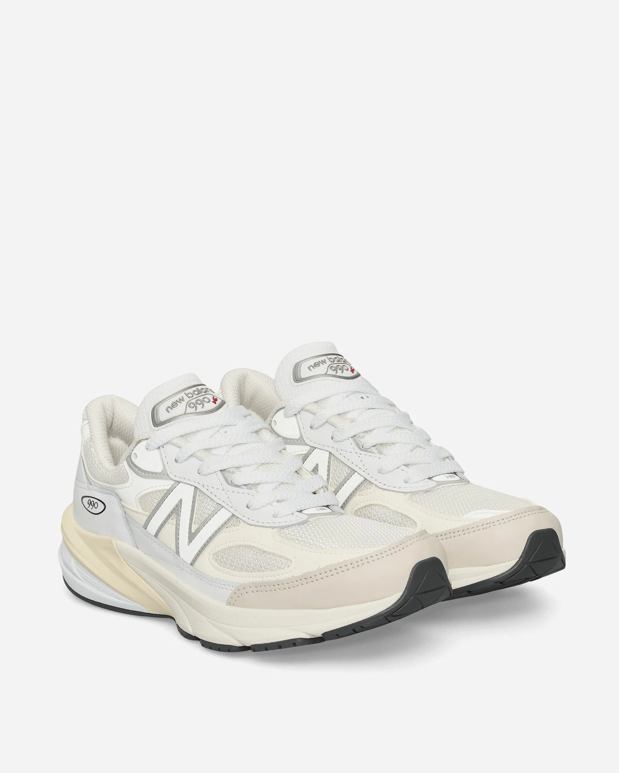 Stone Gray Dry Base Made in USA 990v6 Sneakers White / Sea Salt